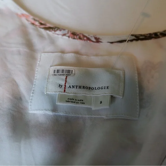 Anthropologie V-Neck Long-Sleeve Floral Tiered Maxi Dress - Picture 6 of 6